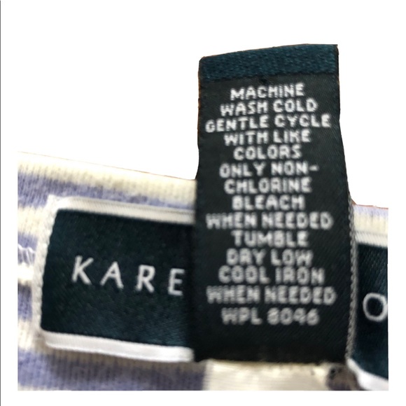 Striped Blue and White Top Size Small - Picture 3 of 6